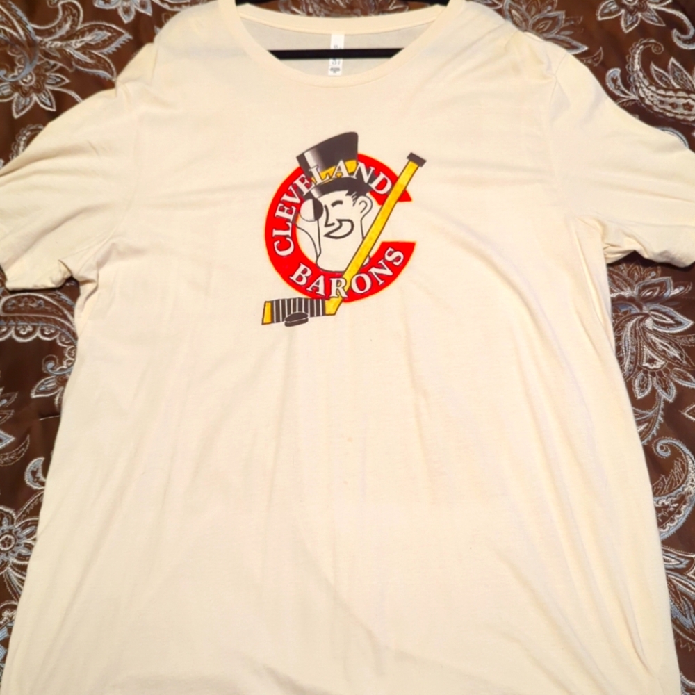 AHL Cleveland Barons Hockey Club T-shirt size 3XL